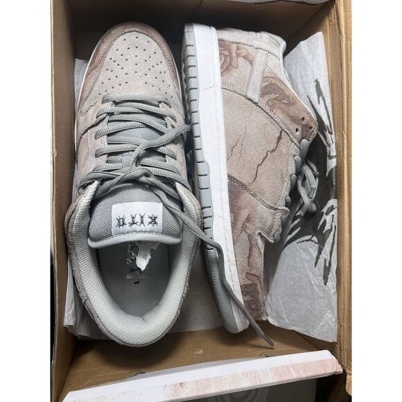Kito Wares “Creation of Adam” Sneakers Size 10.5 Men’s | Gray Suede Art Low Tops main image 7
